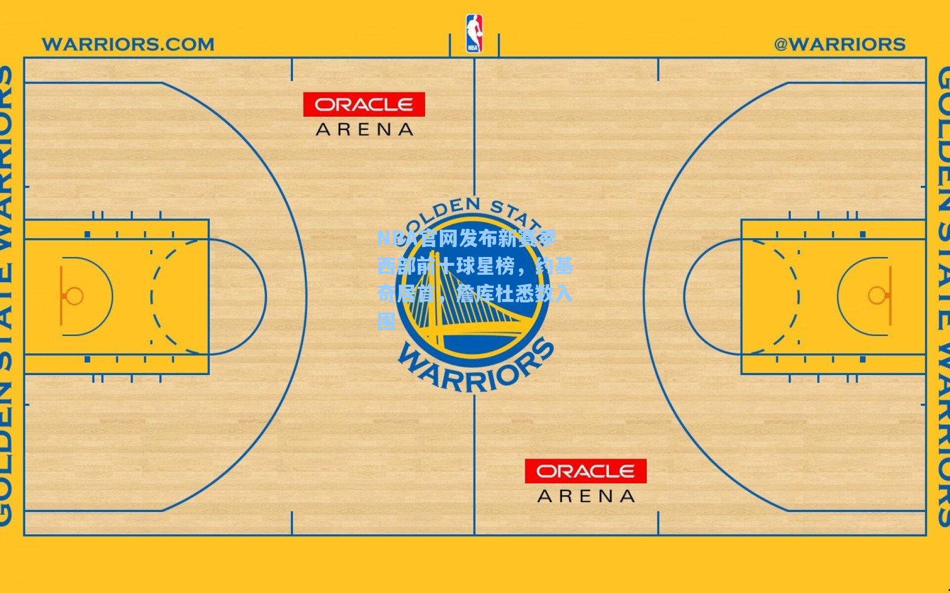 NBA官网发布新赛季西部前十球星榜，约基奇居首，詹库杜悉数入围